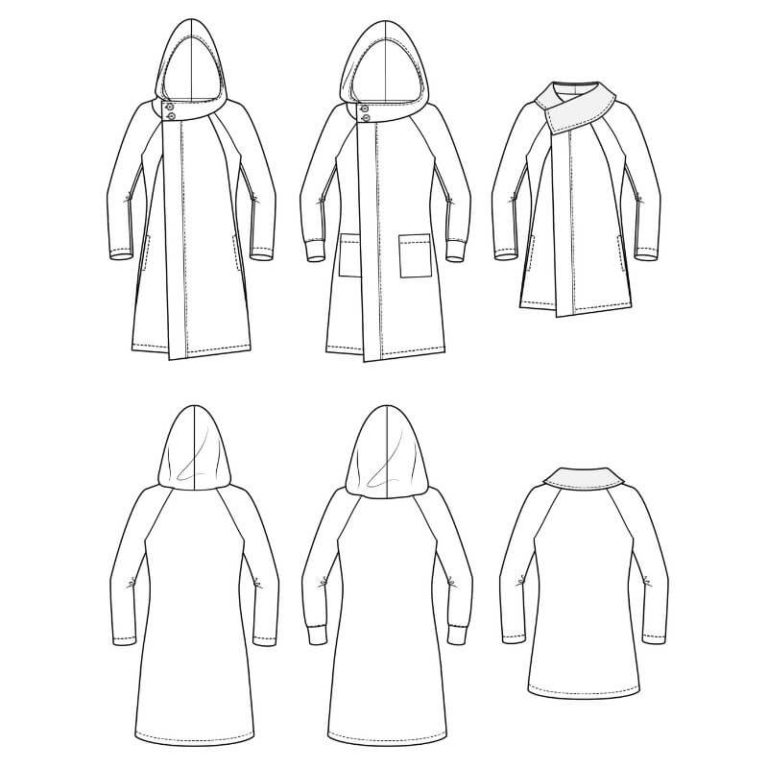 Rogue Cloak (Buttons and Blueprints) - Sew PDF