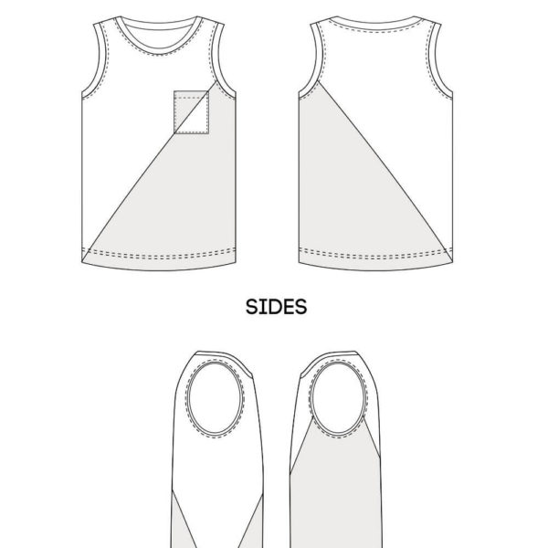 Twisted Tank (Titchy Threads) - Sew PDF