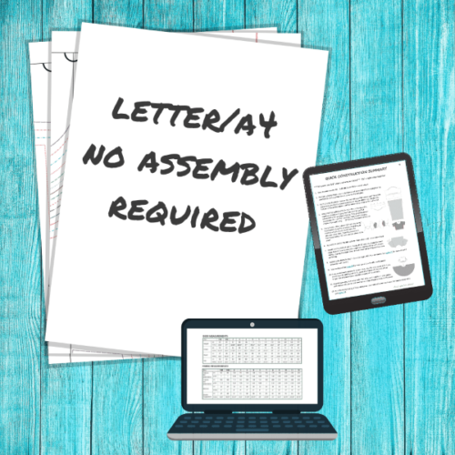 Letter/A4 No Assembly Required