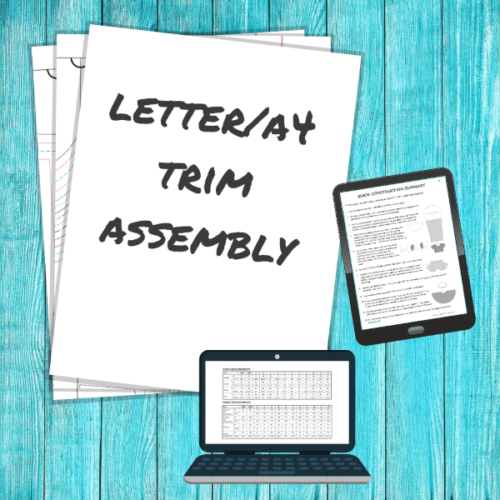 Letter/A4 Trim Assembly