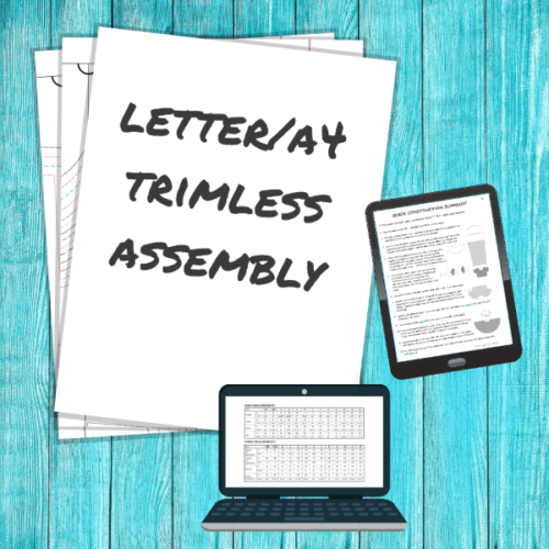 Letter/A4 Trimless Assembly