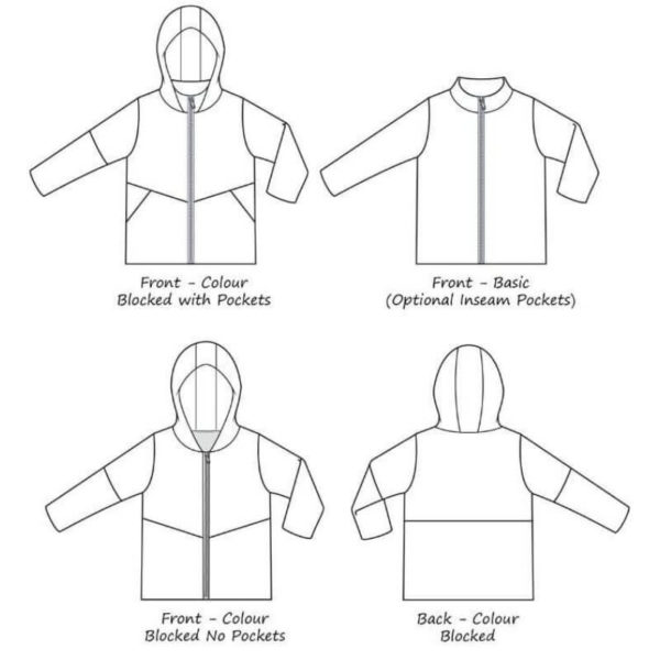 Quadra Jacket (Goober Pea Designs) - Sew PDF