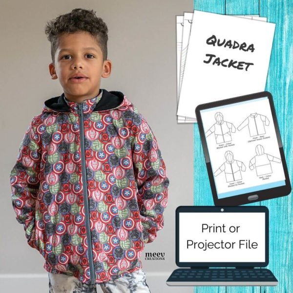 Quadra Jacket (Goober Pea Designs) - Sew PDF