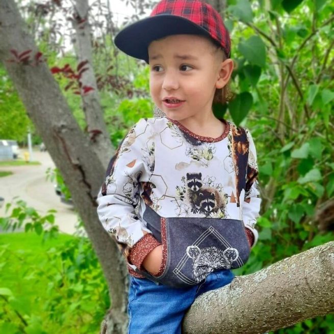 Candy Pocket Tee (Kids) (RockerByeDestash Patterns) - Sew PDF