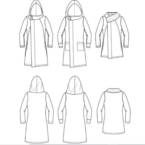 Explorer Cloak (Buttons and Blueprints) - Sew PDF