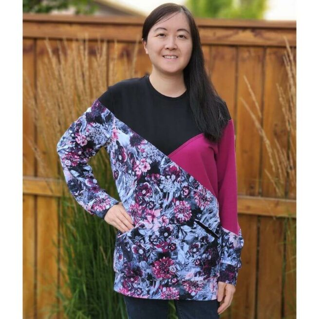 Valley Hoodie (Adult) (Buttons and Blueprints) - Sew PDF